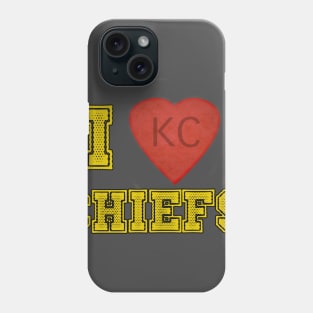 I LOVE KC CHIEFS Phone Case