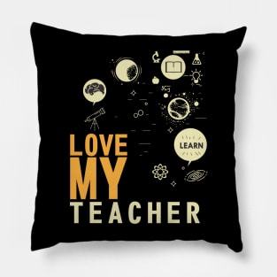 Love My Teacher Pillow