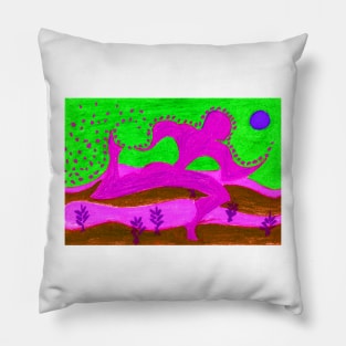 Human/nature IV/VI Pillow