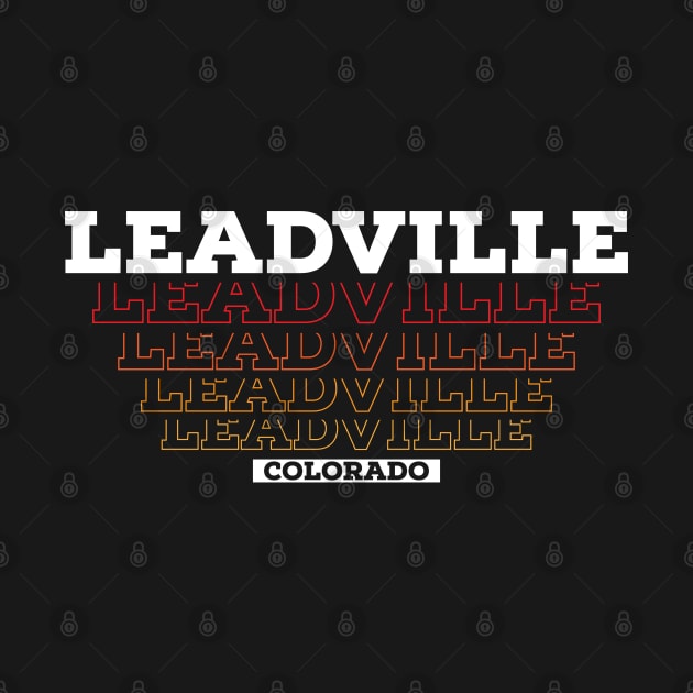 Leadville Colorado USA Vintage by Zen Cosmos Official