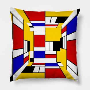 Mondrian Cube Pillow