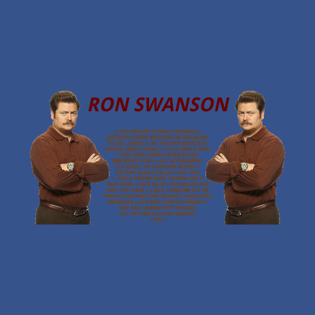 Ron Swanson - Ron Swanson - T-Shirt