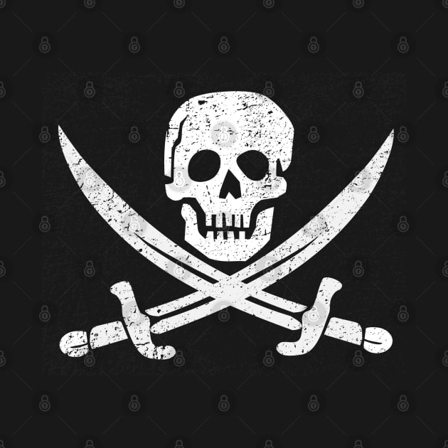 Pirate Jolly Roger distressed by hauntedjack