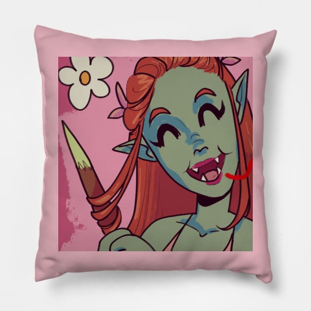 Tiff #2 Pillow by TheMaul