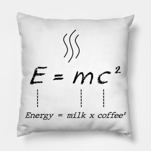 Energy = milk x coffee ² Pillow