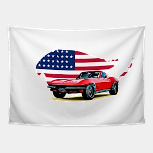 Classic Stingray USA Print Tapestry