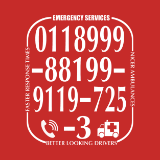 IT Crowd - Emergency Services T-Shirt