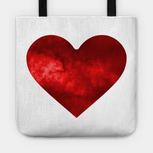 Red Electric Love Heart Tote