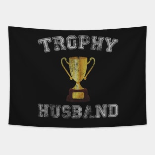 Mens Trophy Husband Funny Father's Day Dad Gift Best Husband Ever Tapestry