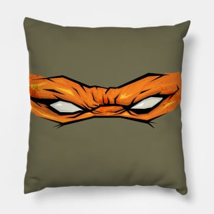 Angry Mikey mask ninja TMNT Pillow