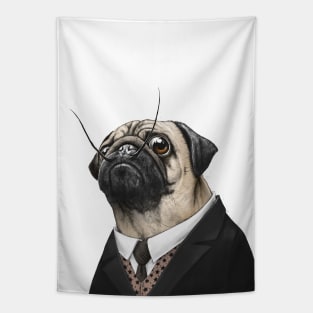 Pug Dali Tapestry