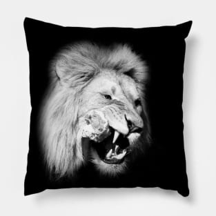 Lion 3/4/22 / Swiss Artwork Photography Pillow