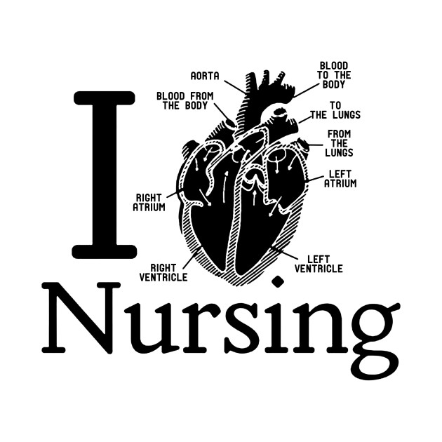 Download I Love Nursing T-Shirt Heart Tee For Nurse - Nurse - Phone ...
