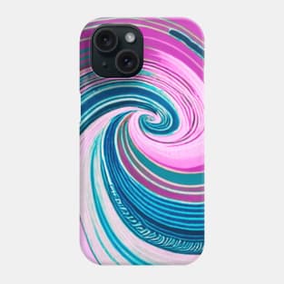 Watercolor Swirl Pattern Phone Case