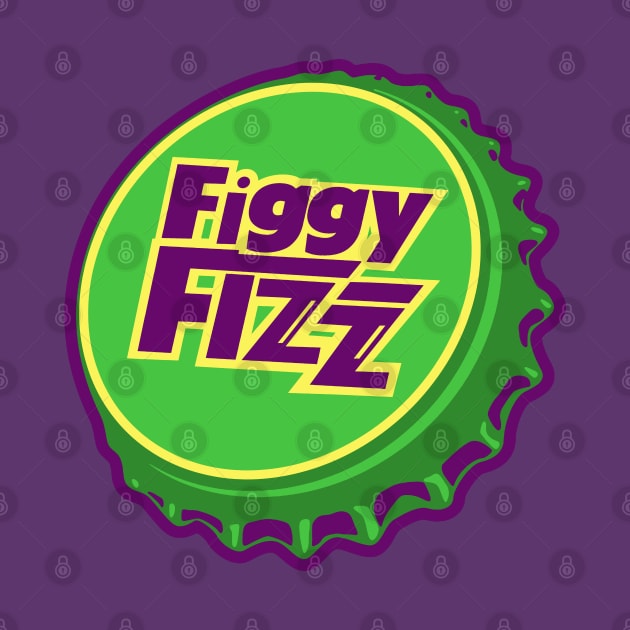 Retro Vintage Figgy Fizz Soda Bottlecap by StudioPM71