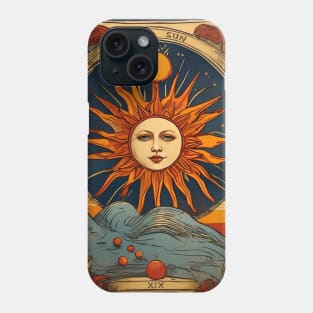 The Sun Tarot Card Major Arcana Phone Case