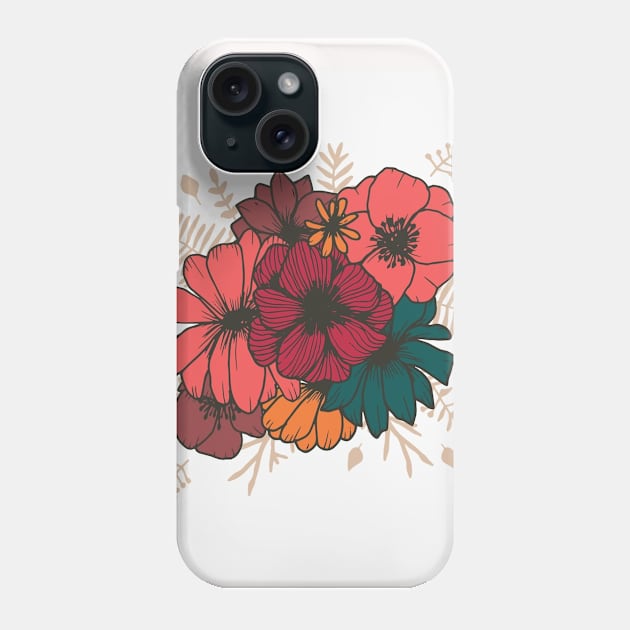 flowers Phone Case by Moonlight102