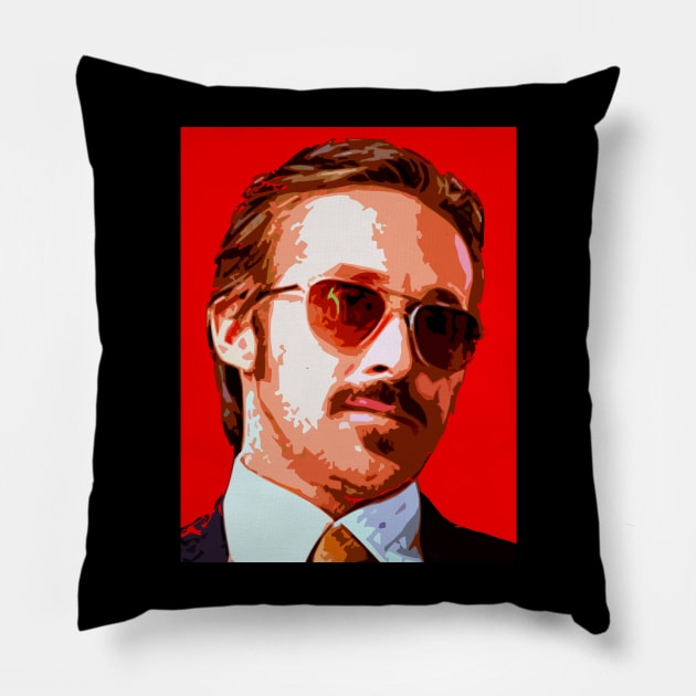 ryan gosling Pillow by oryan80