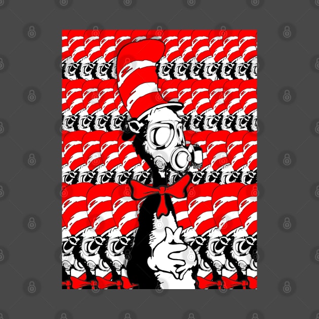 Cat In The Hat Army by B. Freyer Art