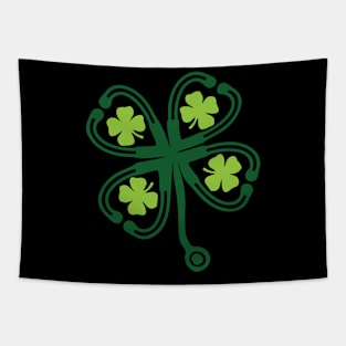 St Patricks Day Stethoscope Shamrock Nurse Irish Tapestry