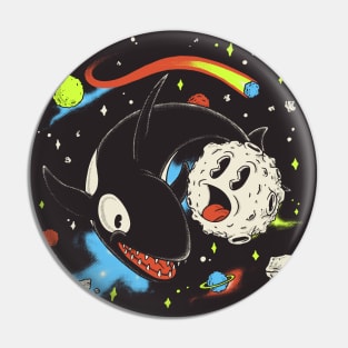 Space Whale Adventures Pin