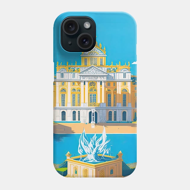 The Palace of Versailles Phone Case by fleurdesignart
