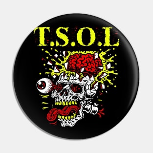 T.S.O.L BAND Pin