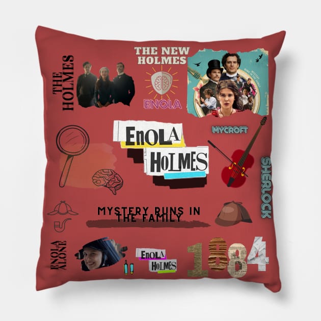 Enola Holmes Pillow by PodByAsh