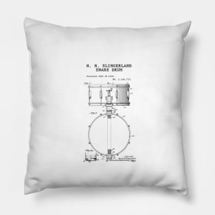 United States Office Patent - Snare Drum H. H. Slingerland 1939 Pillow