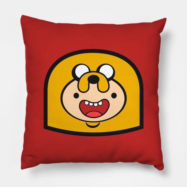 Finn in Jake Pillow by haloakuadit