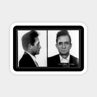 The Man In Black Mugshot Magnet