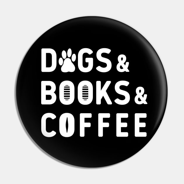 Dogs books coffee Pin by Cute Tees Kawaii