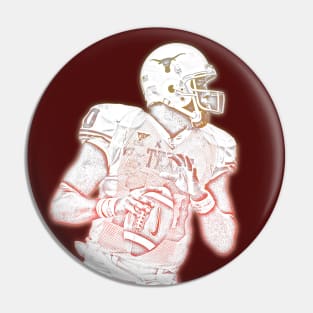 American Football Player Pin