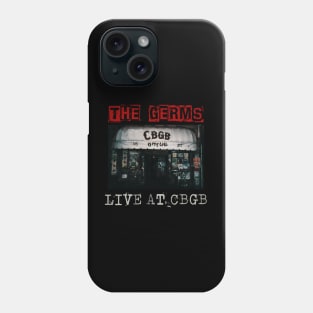 the germs live at cbgb Phone Case