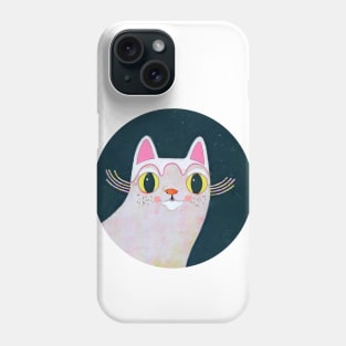 White Cat Phone Case