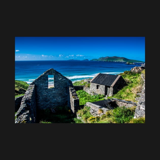 Ruins of an Old Cottage on the Dingle Peninsula in Ireland by TTDean