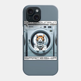 Washing Machine Catspaceship Phone Case