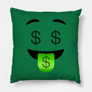 HappyFace sou rico Pillow