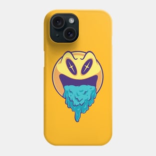 Vomiting Emoticons Angry Mode Phone Case