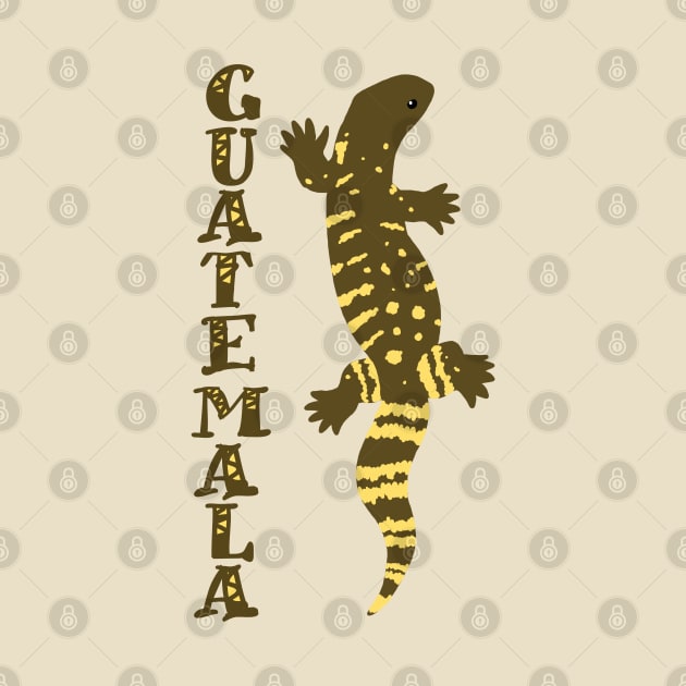 Beaded Lizard Guatemala Vertical by SNK Kreatures