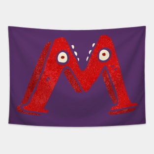 funny Letter,Christmas Gifts,A wonderful gift for those who start their name with M letter Tapestry