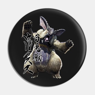 Lagombi "The White Rabbit Beast" Pin