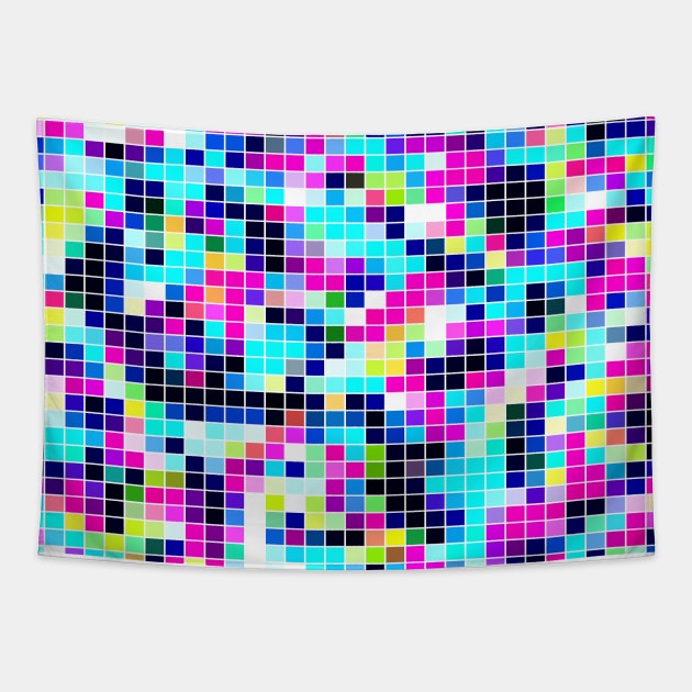 Colorful Mosaic Tapestry by DragonTees