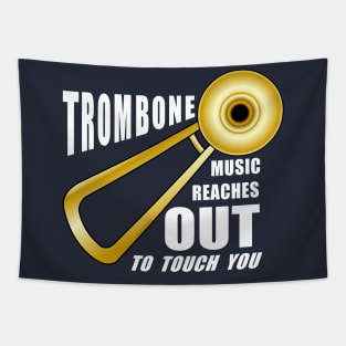 Trombone Reaches Out Tapestry