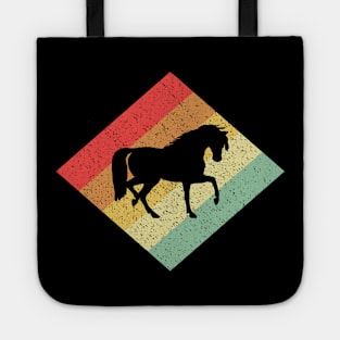 Retro Vintage 80s Horses Gift For Horse Lovers Tote