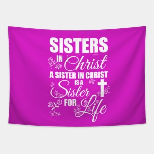 Sisters In Christ Tapestry