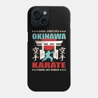 Cool Karate Do Martial Arts Design With Kanji Phone Case