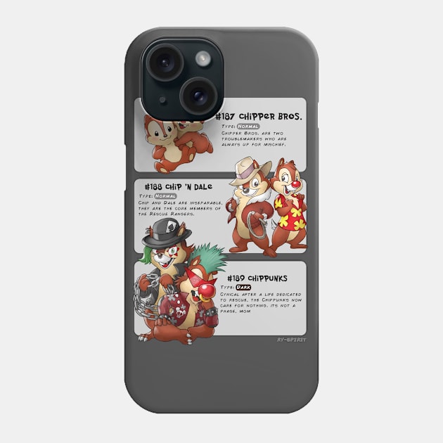 Chip n Dale Evolutions Phone Case by disneyevolutions