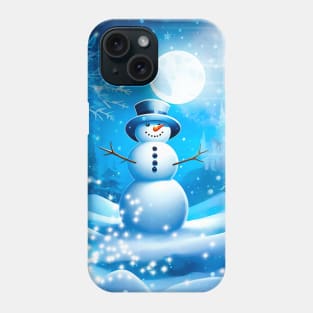 New Year's Snowman: Journey to a Magic Winter Fairy Tale Phone Case