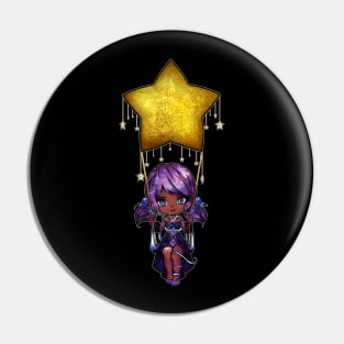 Galaxy Magical Girl Chibi Pin